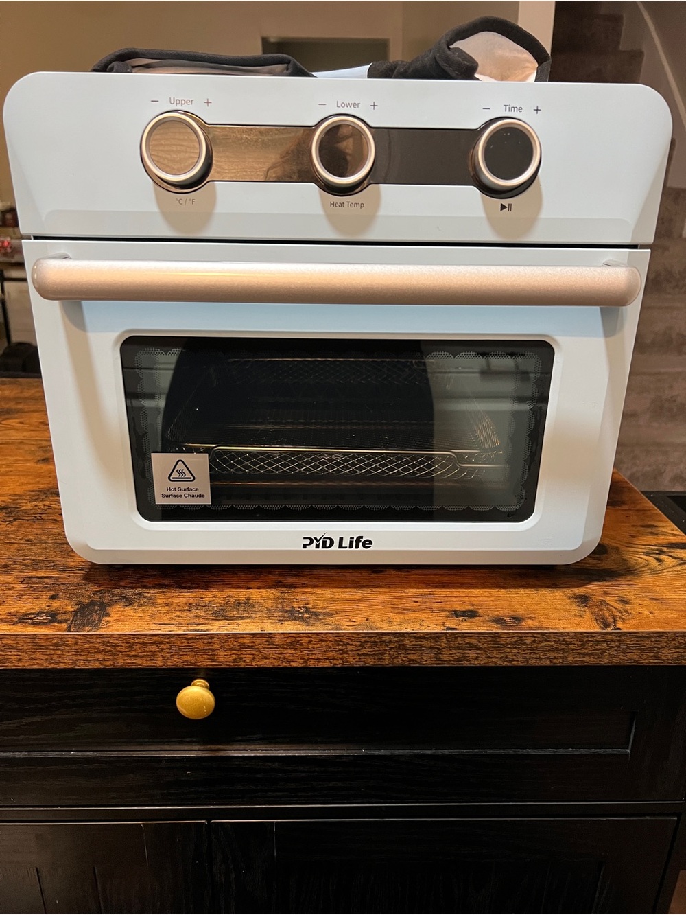 PYD Life Sublimation Oven Machine 25 L 120 V 1600 W Light Blue Convection Oven